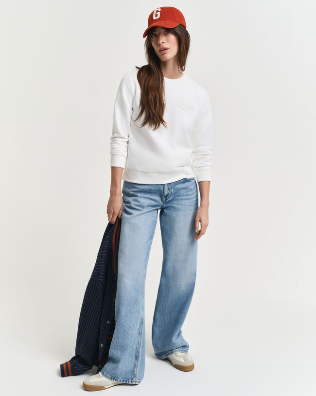 Tonal Shield Rundhals-Sweatshirt