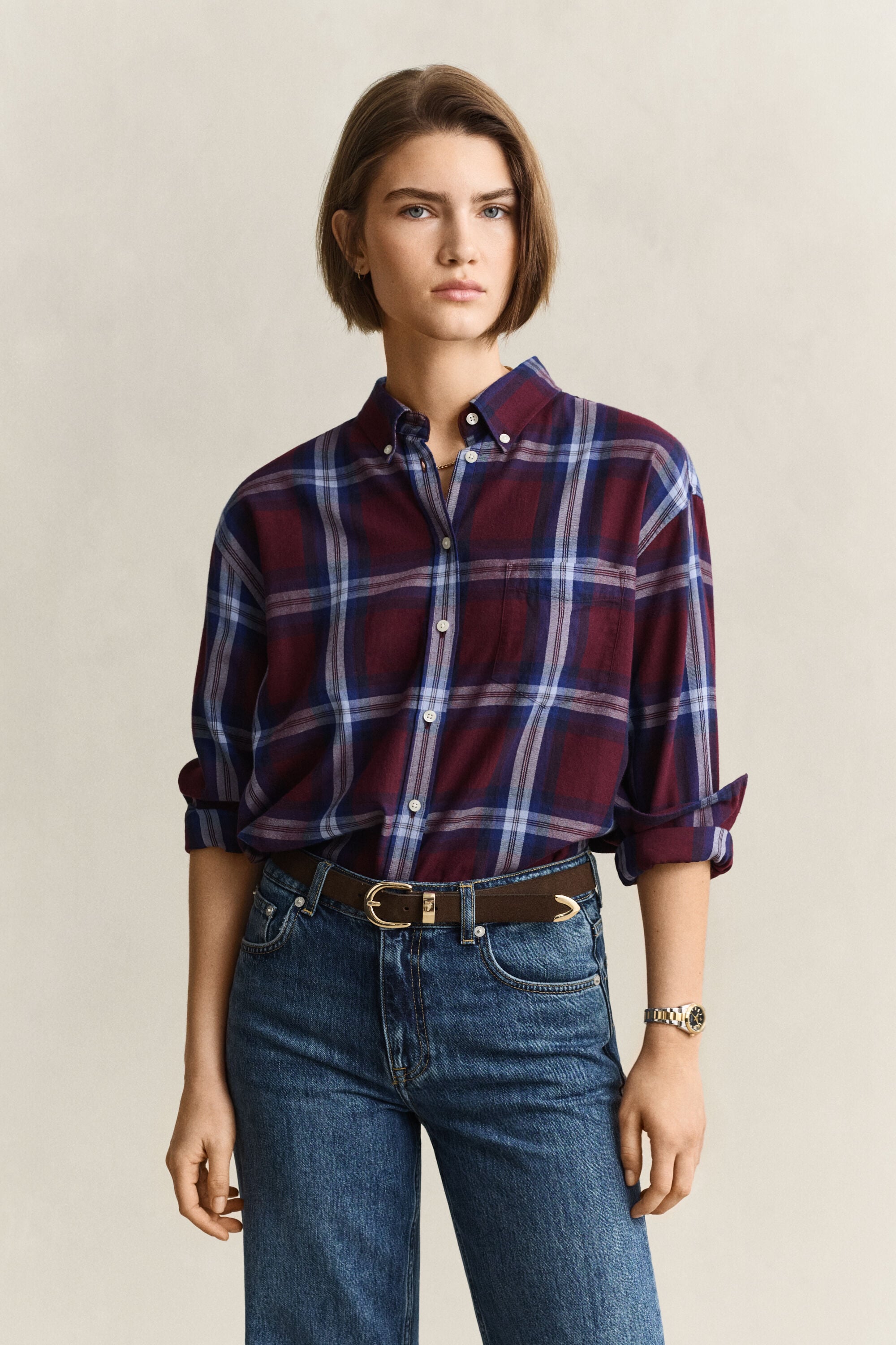 Camicia in flanella relaxed