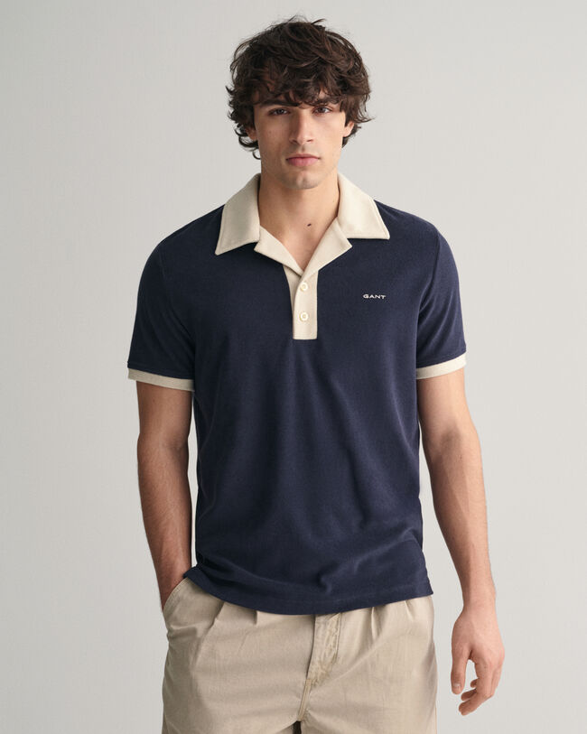 Resort Poloshirt aus Frottee