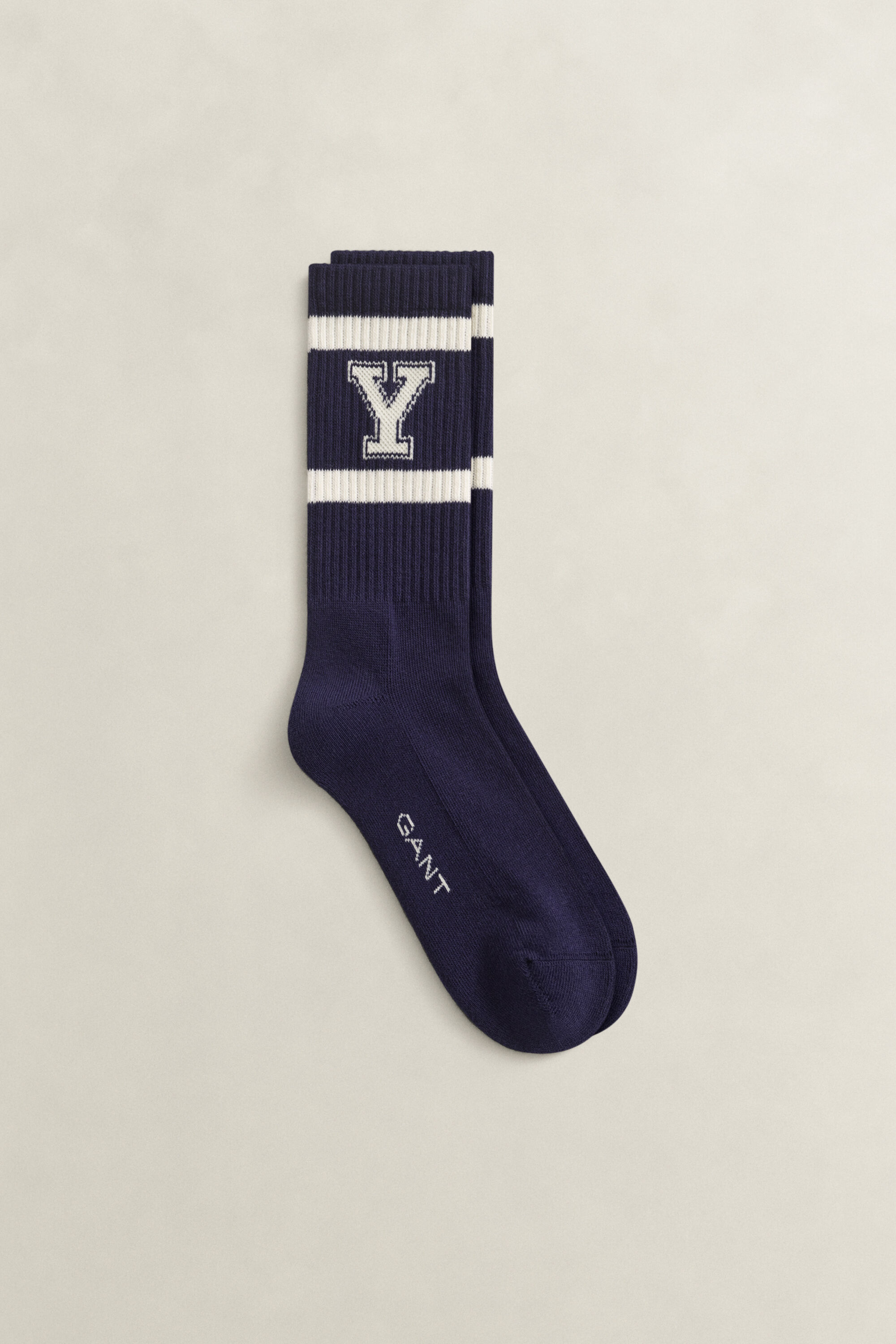 Gerippte Gant x Yale Sportsocken