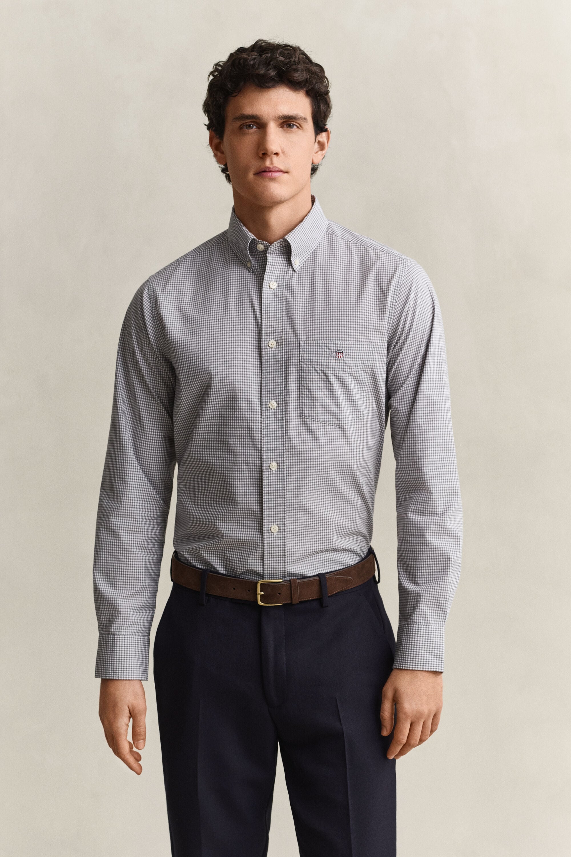 Gingham Classic Popeline Hemd