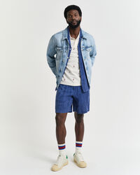 Graphic Poloshirt Boots-Stickerei