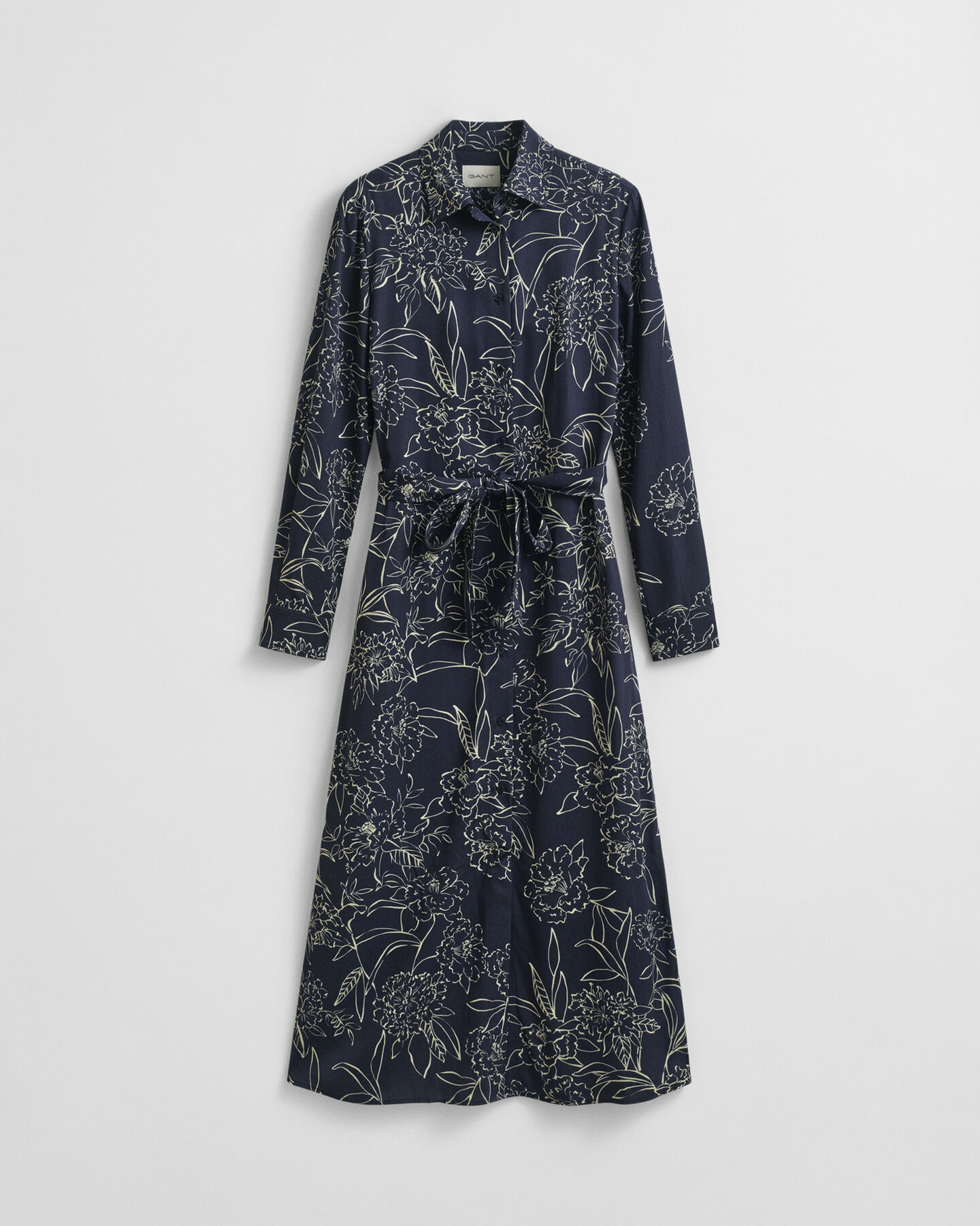 Hemdblusenkleid mit Blumen-Print