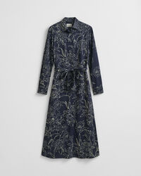 Hemdblusenkleid mit Blumen-Print