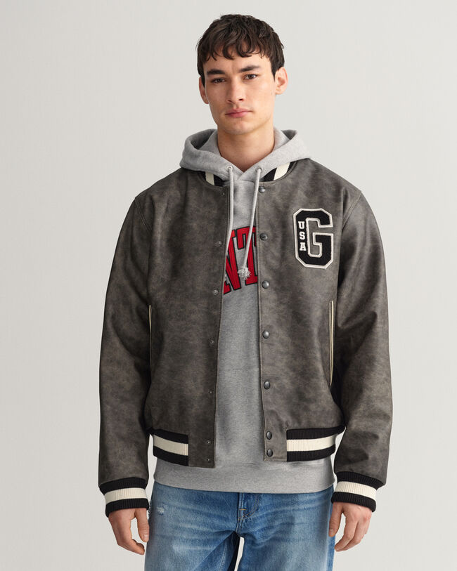GANT Varsity Jacket aus Leder