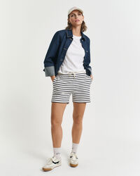 Breton Striped Jersey Shorts