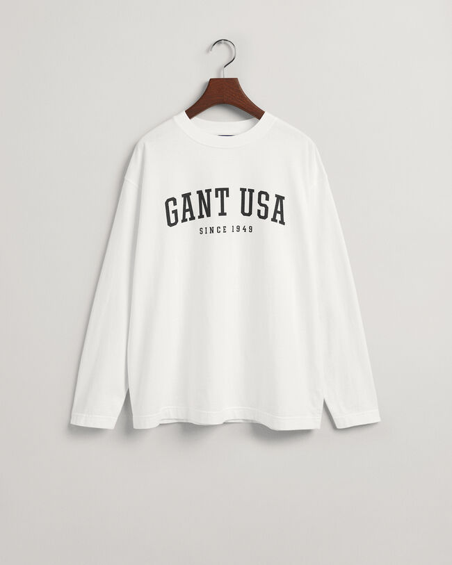 USA Graphic Langarm-T-Shirt
