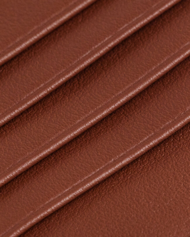 Kartenetui aus Leder mit Reißverschluss