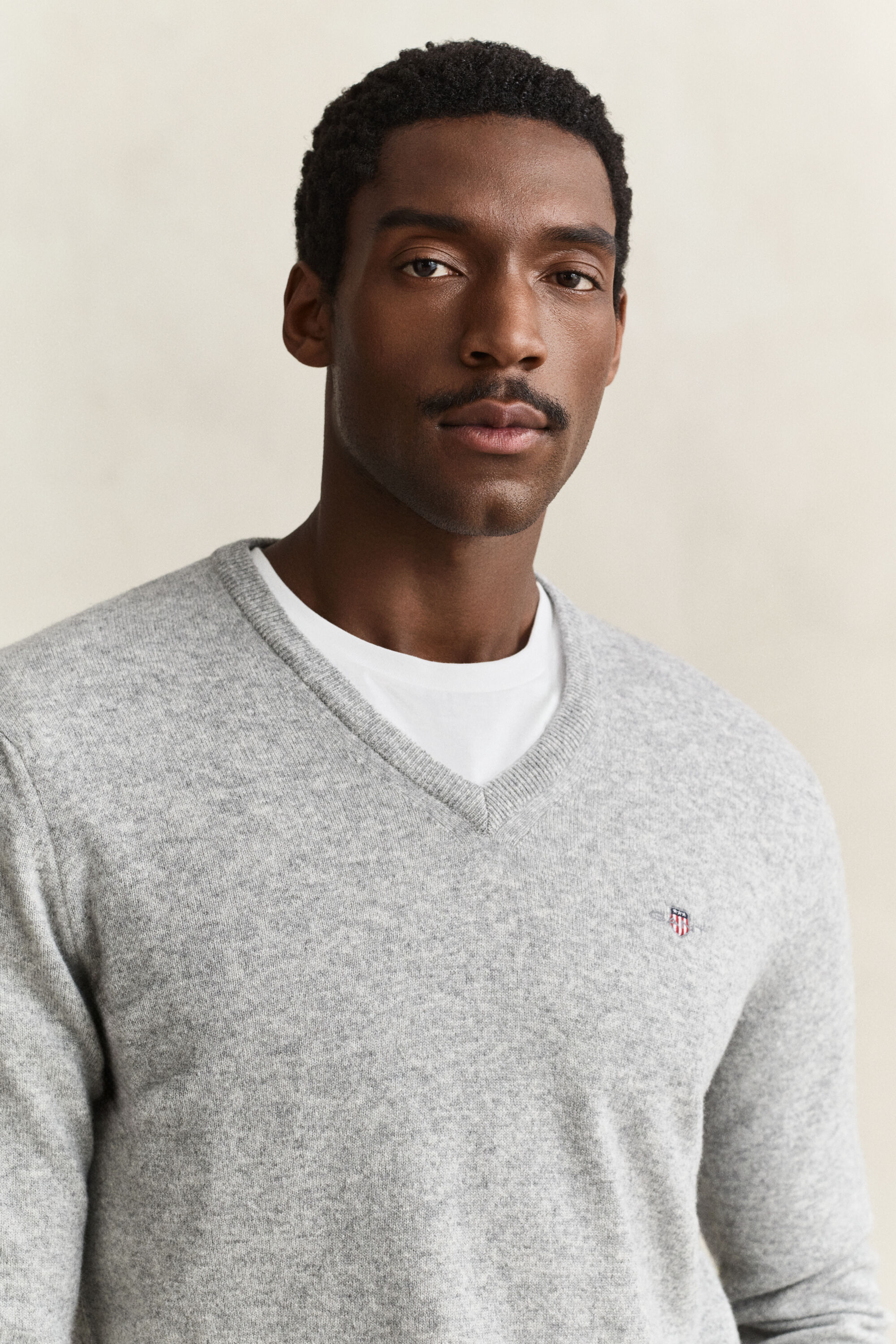 V-Neck Pullover aus Lambswool
