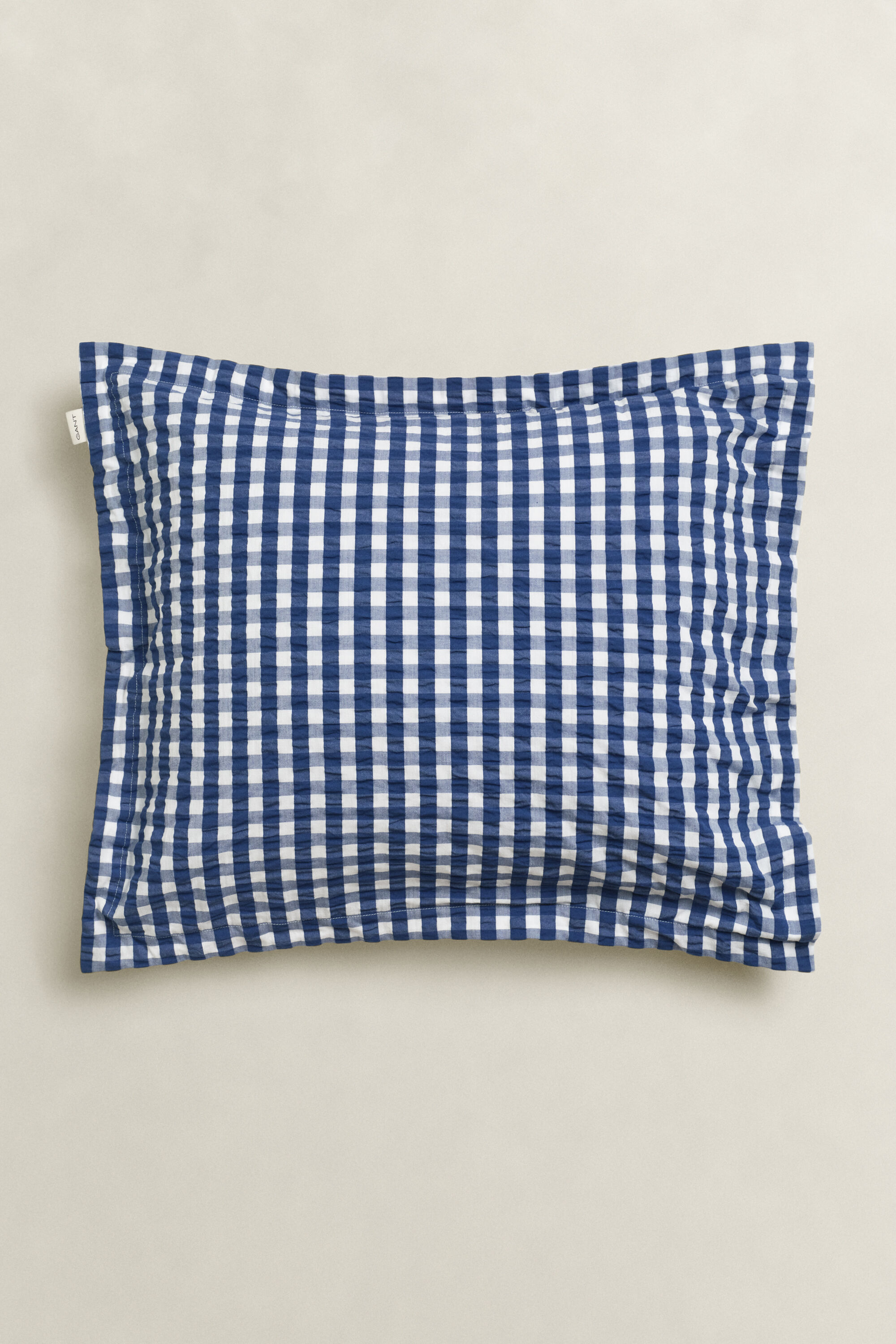 Federa in seersucker a quadri