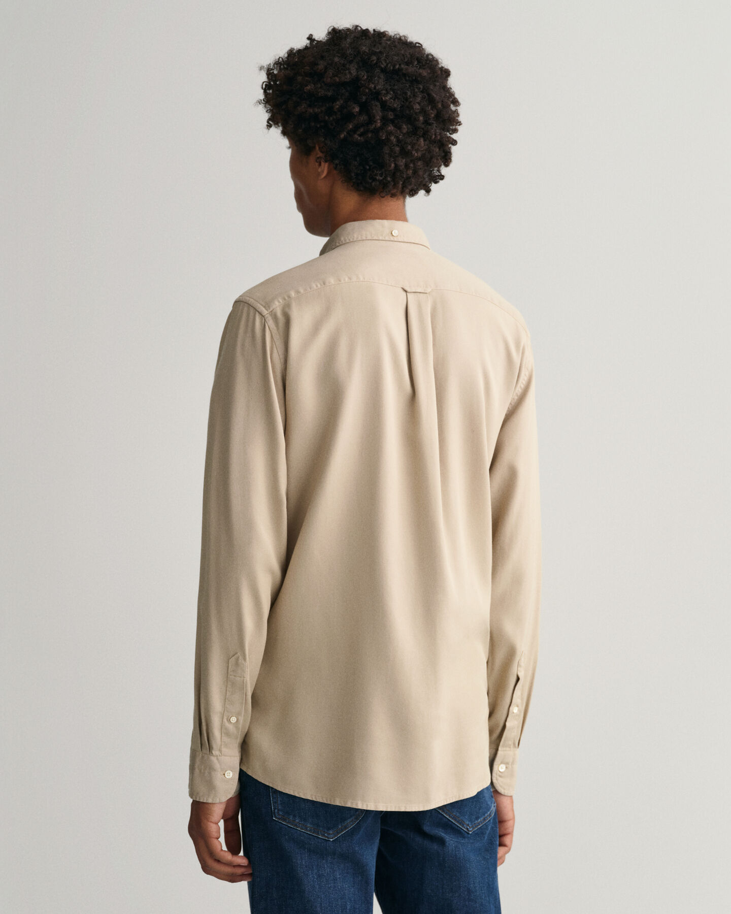 Regular Fit Lyocell Hemd in St&uuml;ckf&auml;rbung