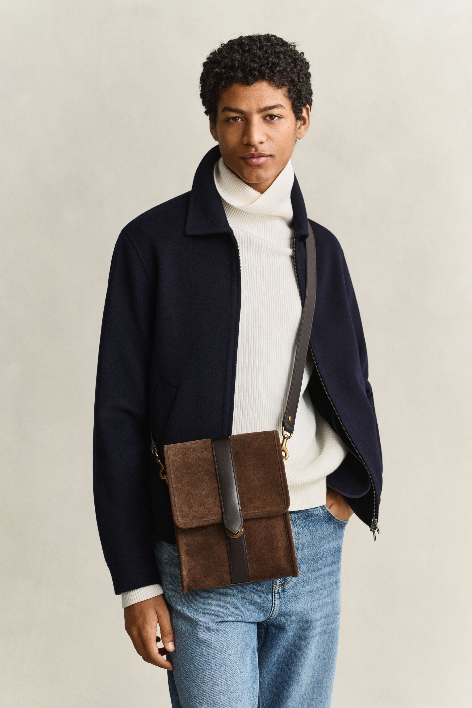 Suede Shoulder Bag