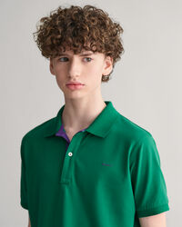 Teens Kontrast Piqu&eacute; Poloshirt