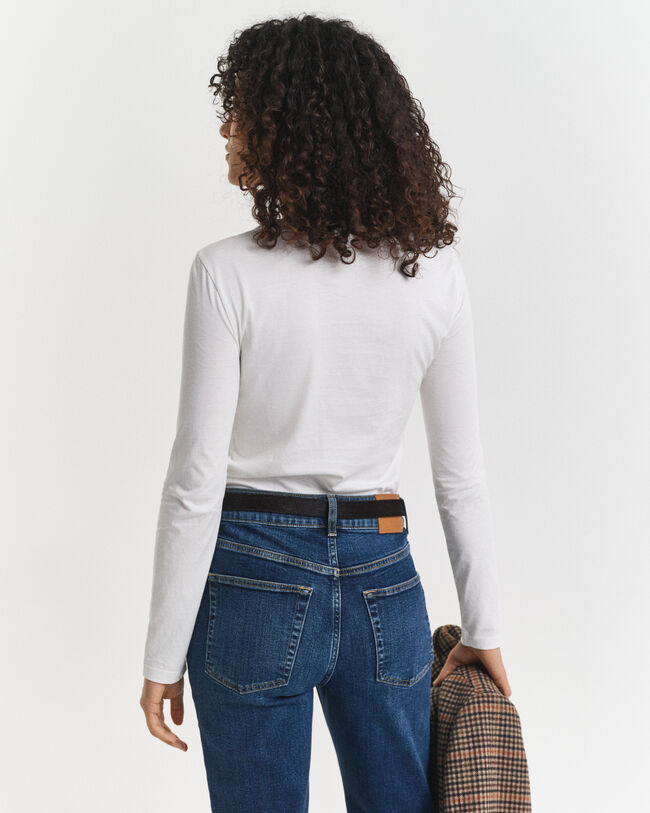 Leichtes Langarmshirt aus Baumwolle