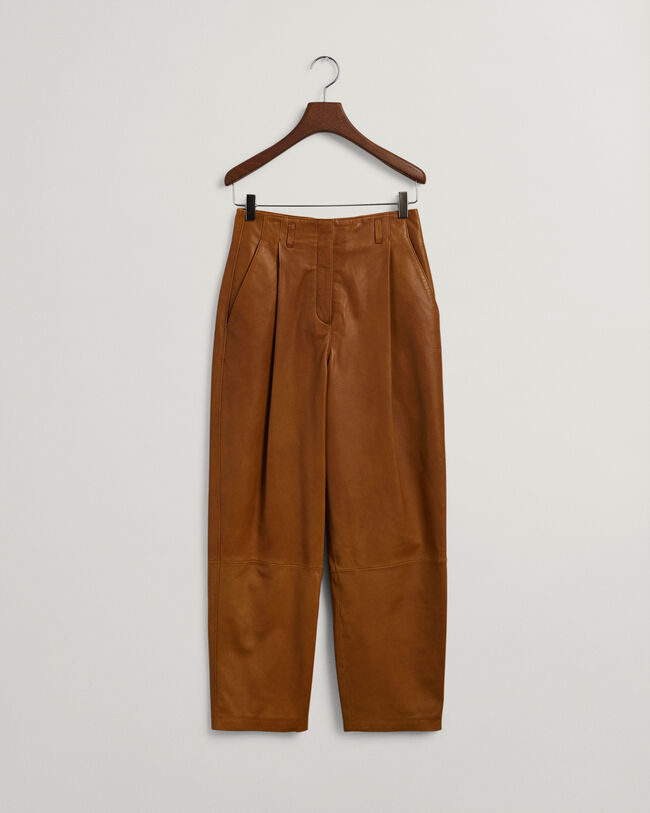 Lederhose mit Bundfalte