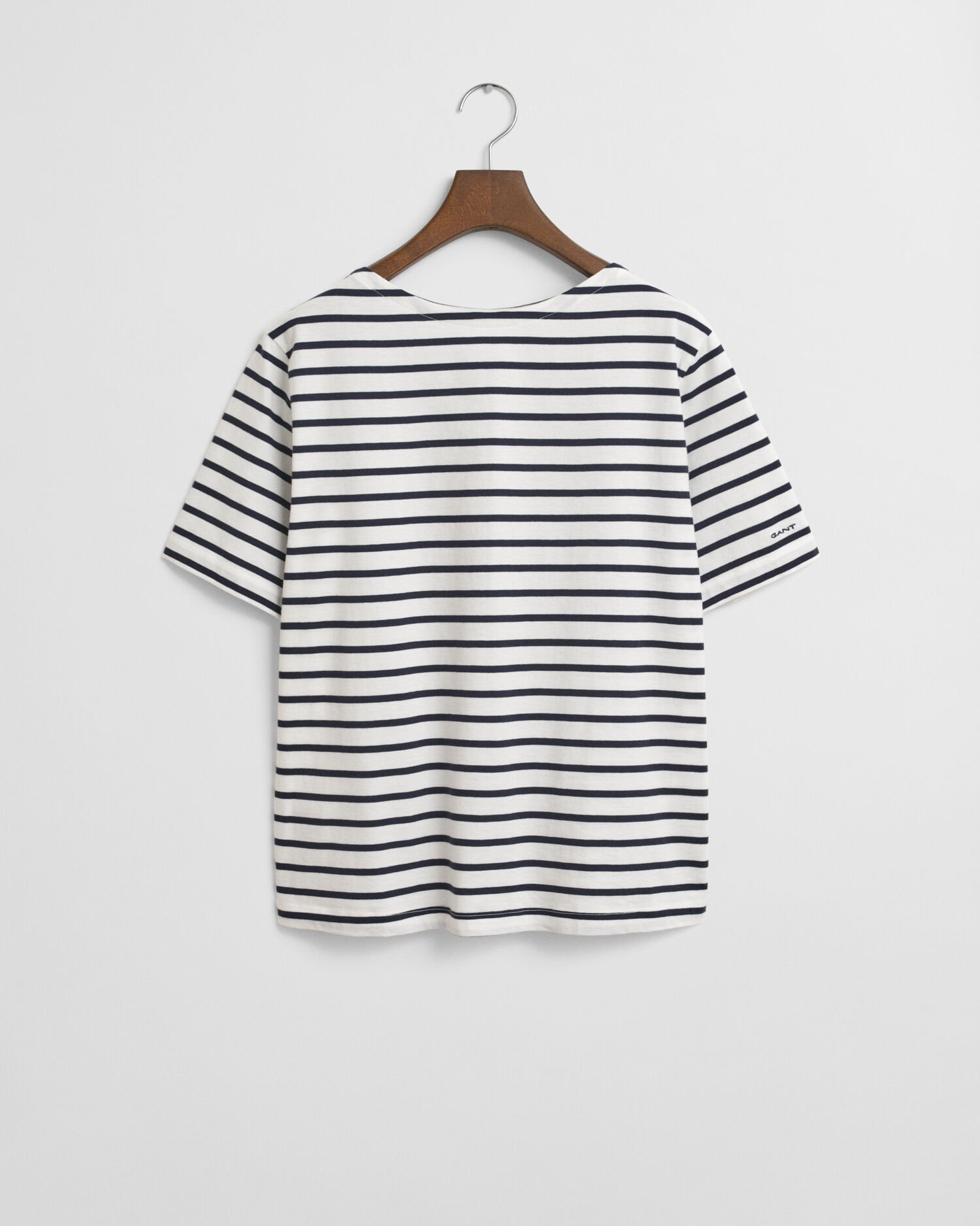 Striped Boat Neck T-Shirt
