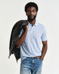 Leinen Poloshirt