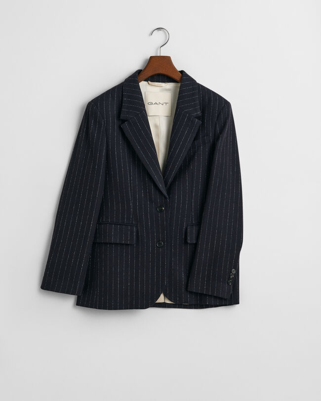 Regular Fit Pinstripe Blazer
