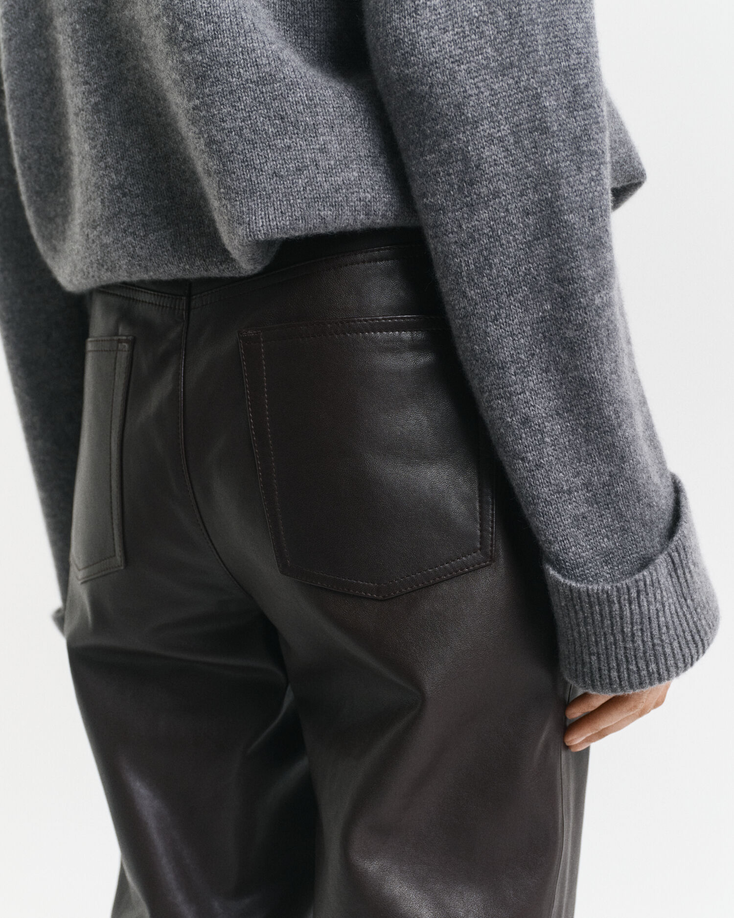 5-Pocket Leather Pants