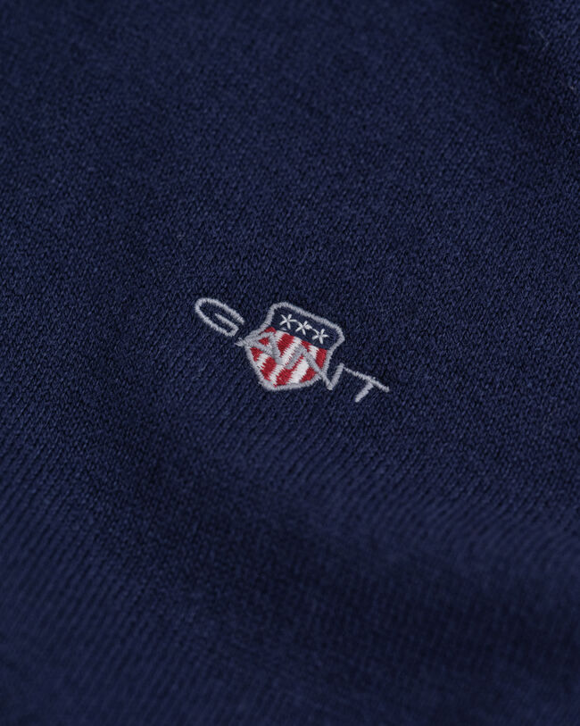 Rollkragenpullover aus Wolle und Baumwolle