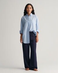 Relaxed Fit Leinenmix Pull-On Hose