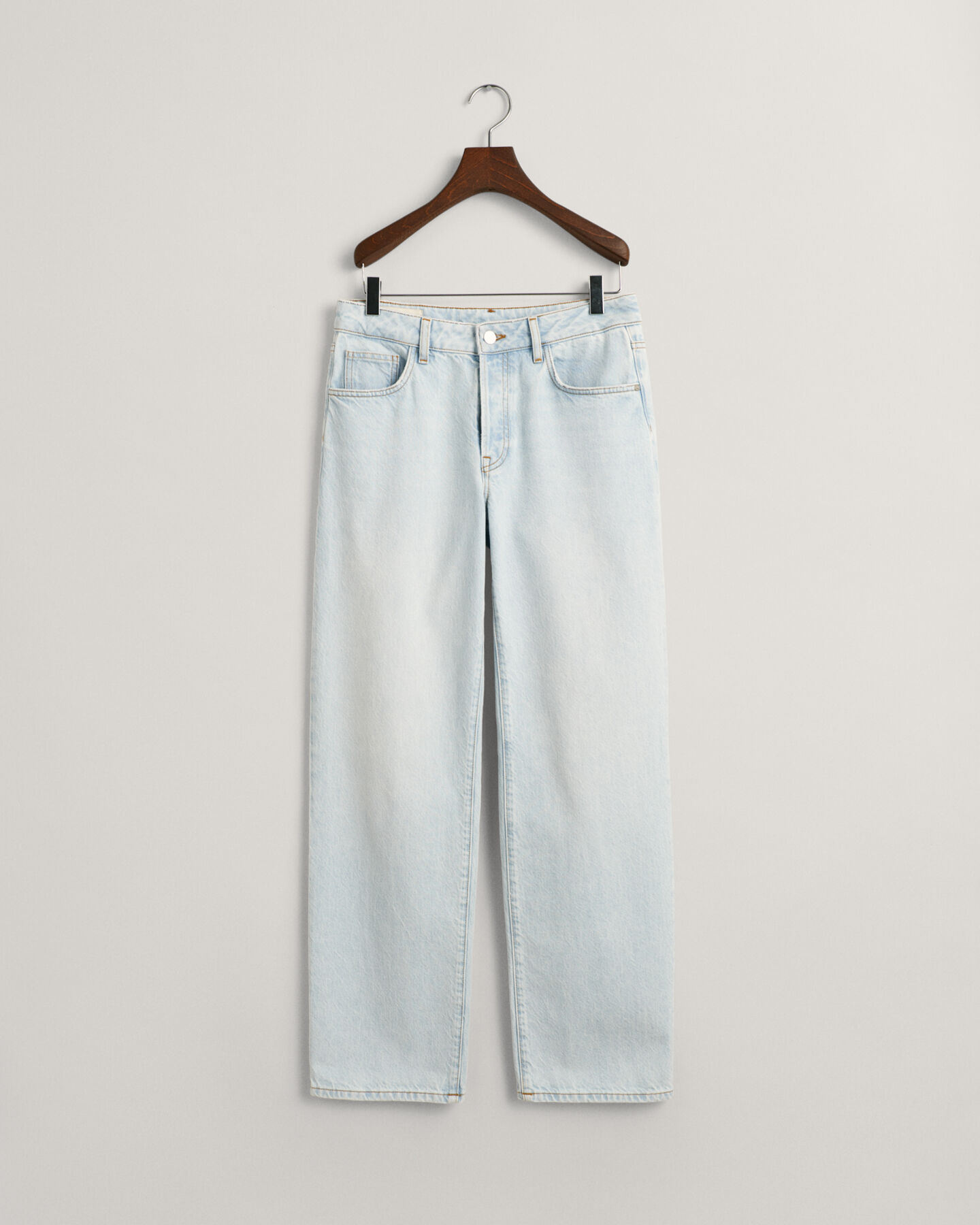 Rigid Jeans mit geradem Bein