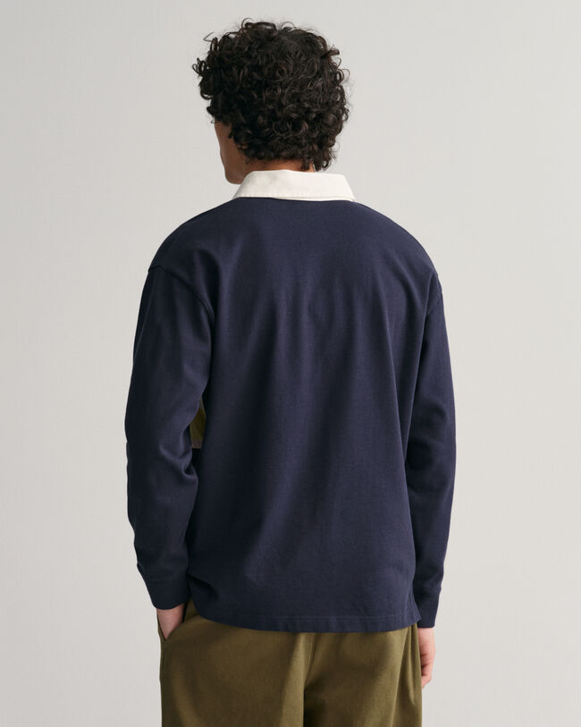 Rugger im Blockfarbendesign