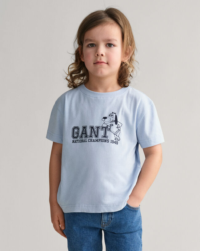 Kids GANT T-Shirt mit Hunde-Print