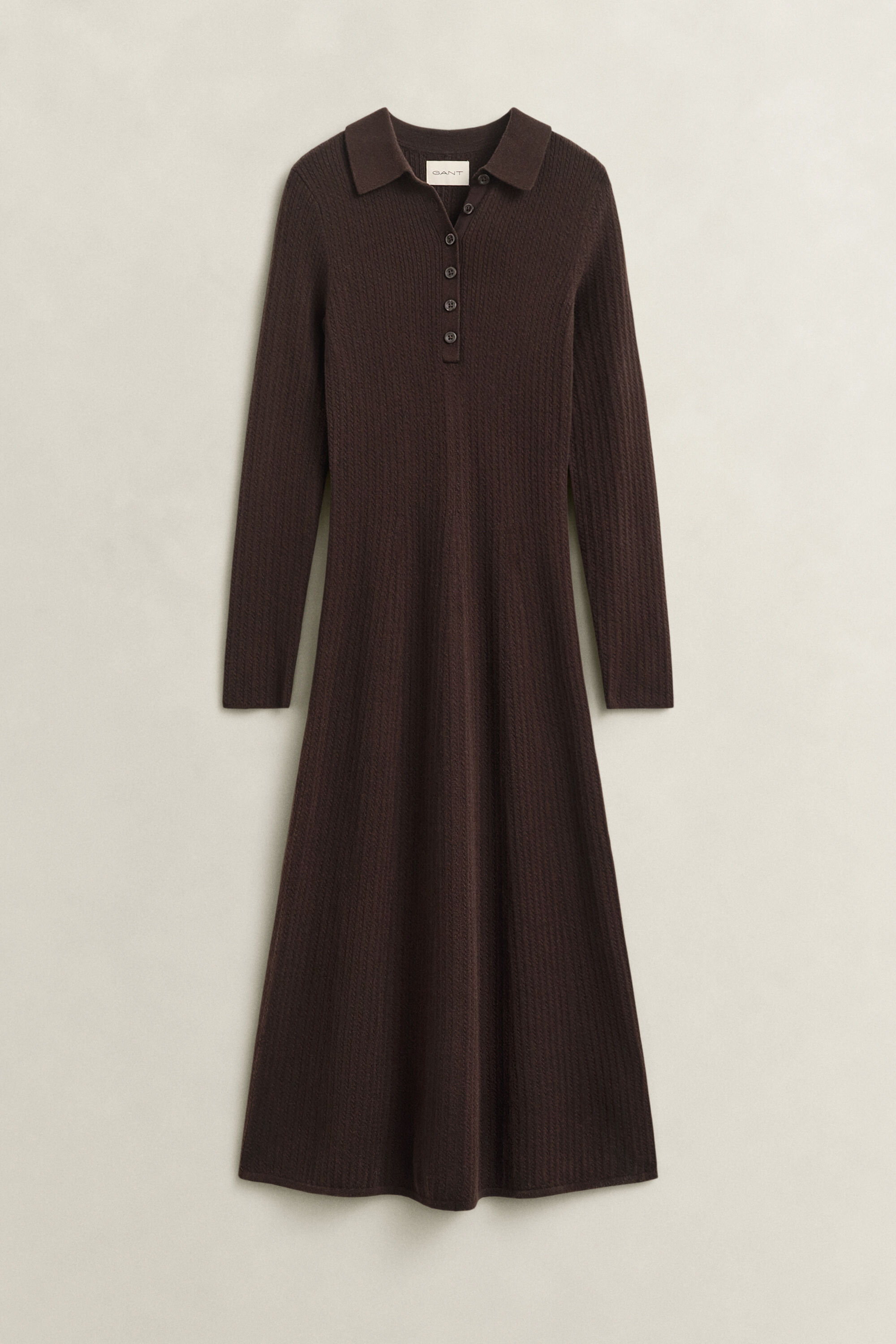Robe en maille torsadée