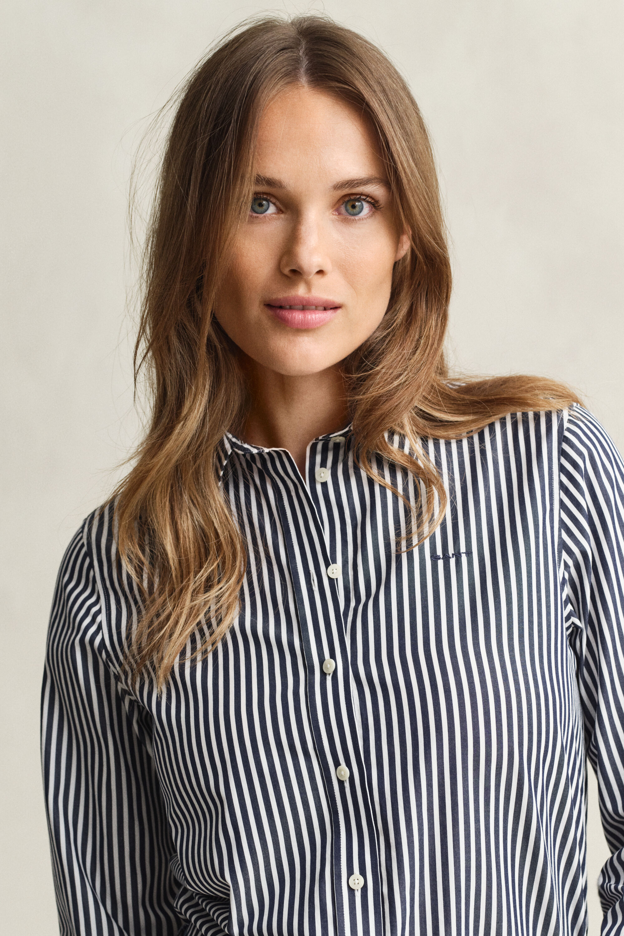 Regular Fit Classic Striped Poplin Shirt