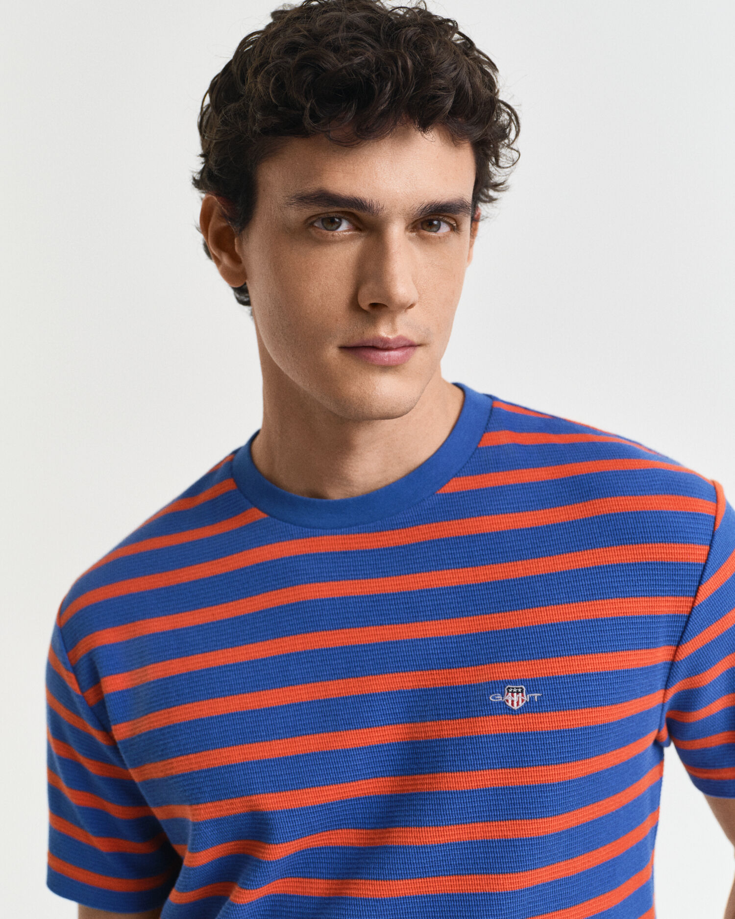 Waffle Striped T-Shirt