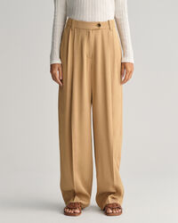 Loose Fit Chinohose mit niedriger Bundh&ouml;he und weitem Bein