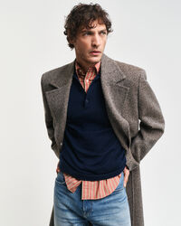 Polopullover aus extrafeiner Merinowolle