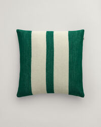 Gestreifte Kissenhülle aus Wolle