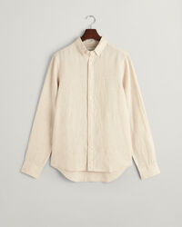 Slim Fit Leinen Hemd im Hahnentrittmuster