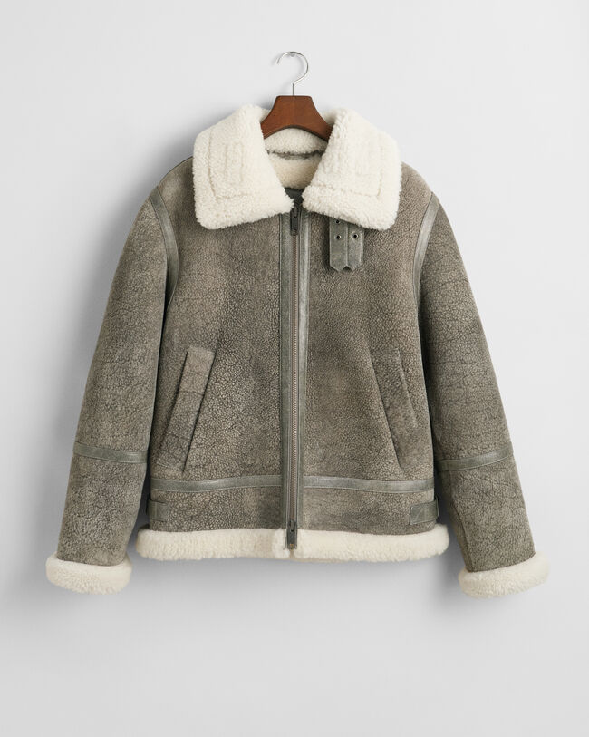 Shearling-Jacke