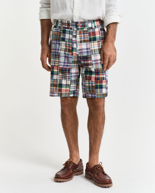 Regular Fit Patchwork Shorts