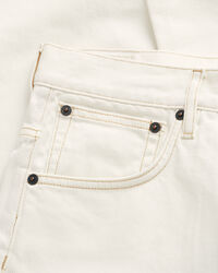 Weiße Loose Fit Jeans