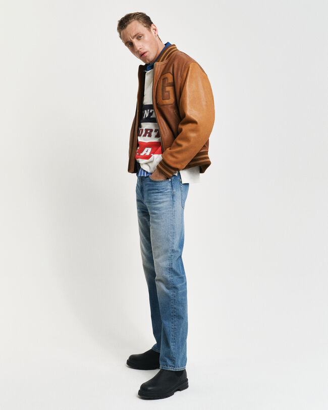 GANT Varsity Lederjacke