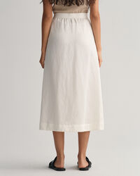 Leinen Viskose Midirock