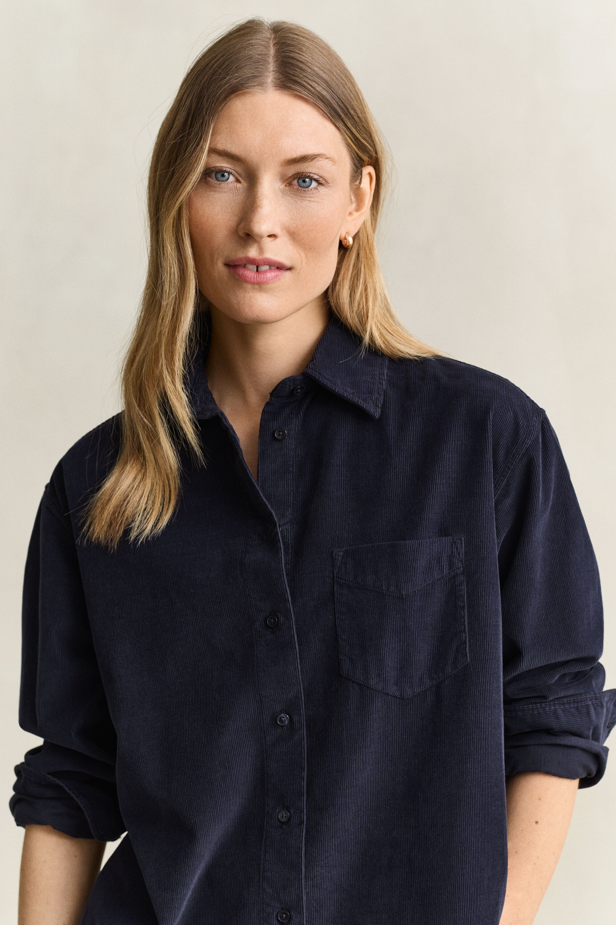 Camicia in velluto a coste relaxed