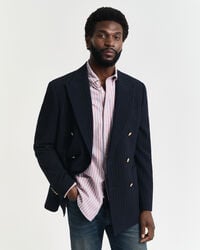 Slim Fit Seersucker Club Sakko mit Streifen