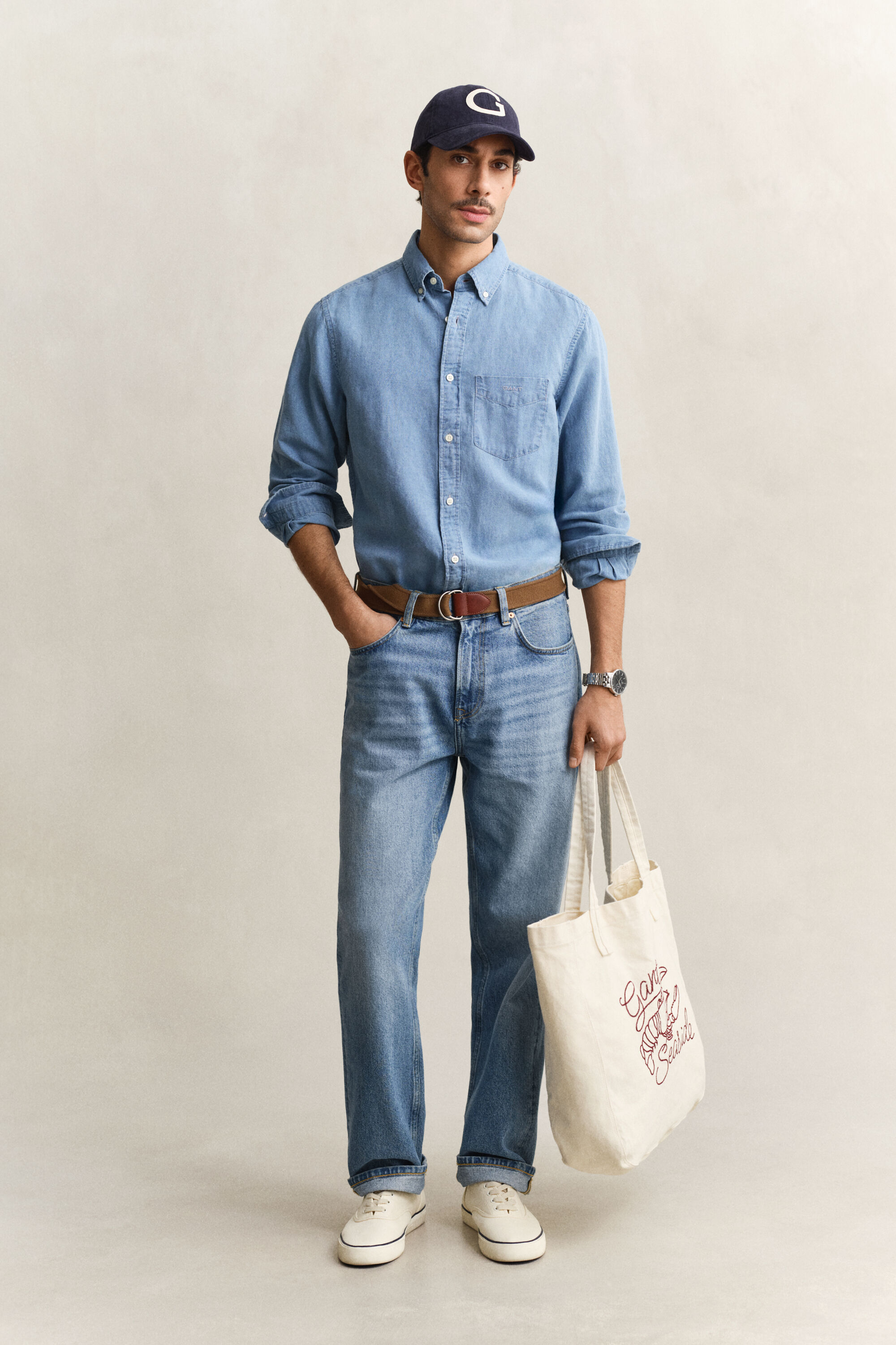 Cotton Linen Indigo Shirt