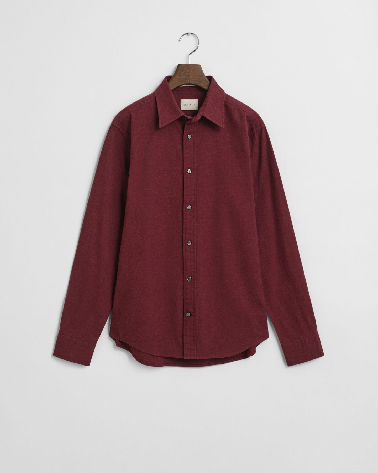 Regular Fit Melange Flanellhemd