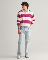 Loose Fit Jeans aus Denim mit leichter Waschung