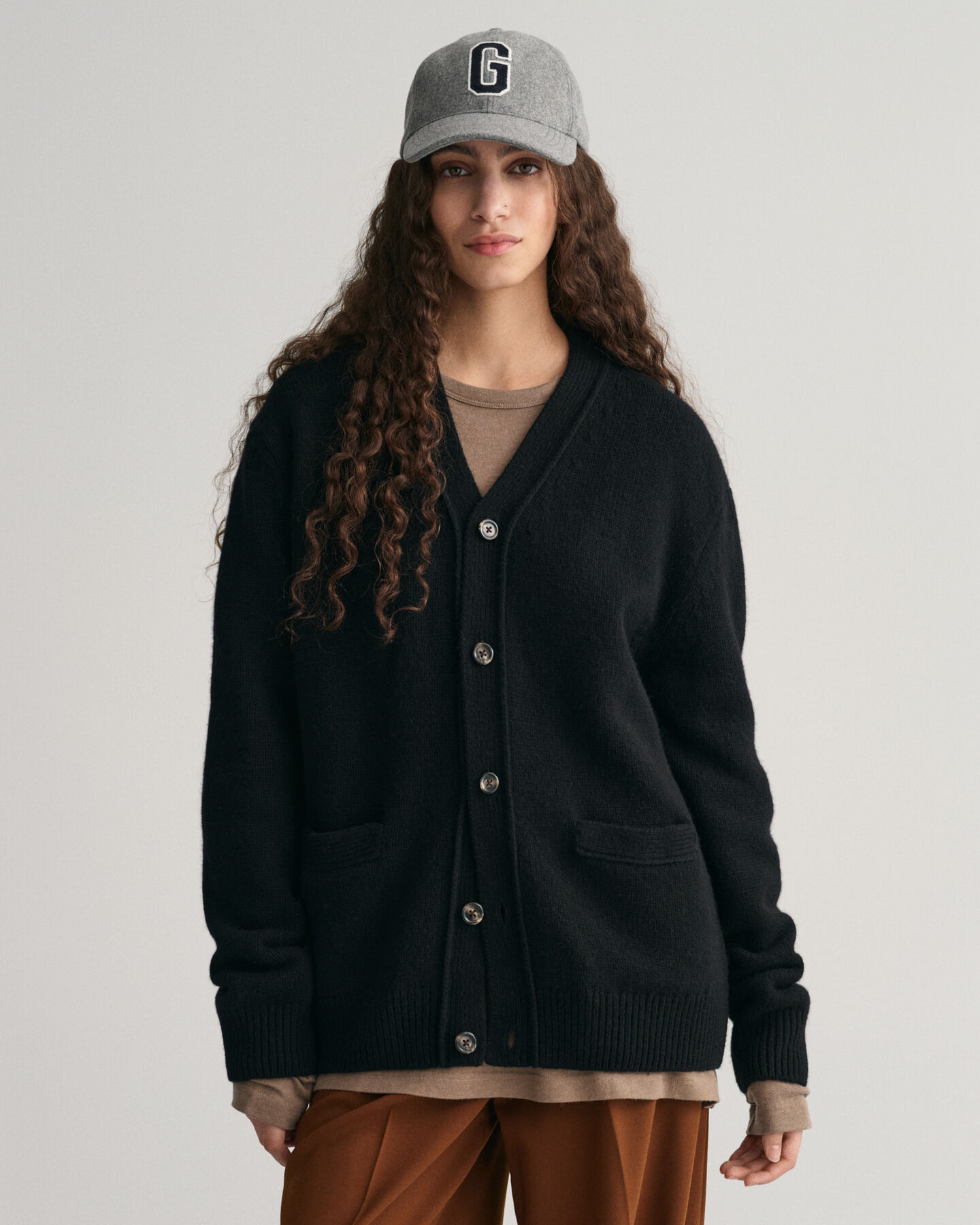 Weiche Wollstrickjacke