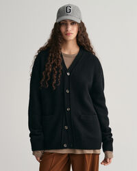 Weiche Wollstrickjacke