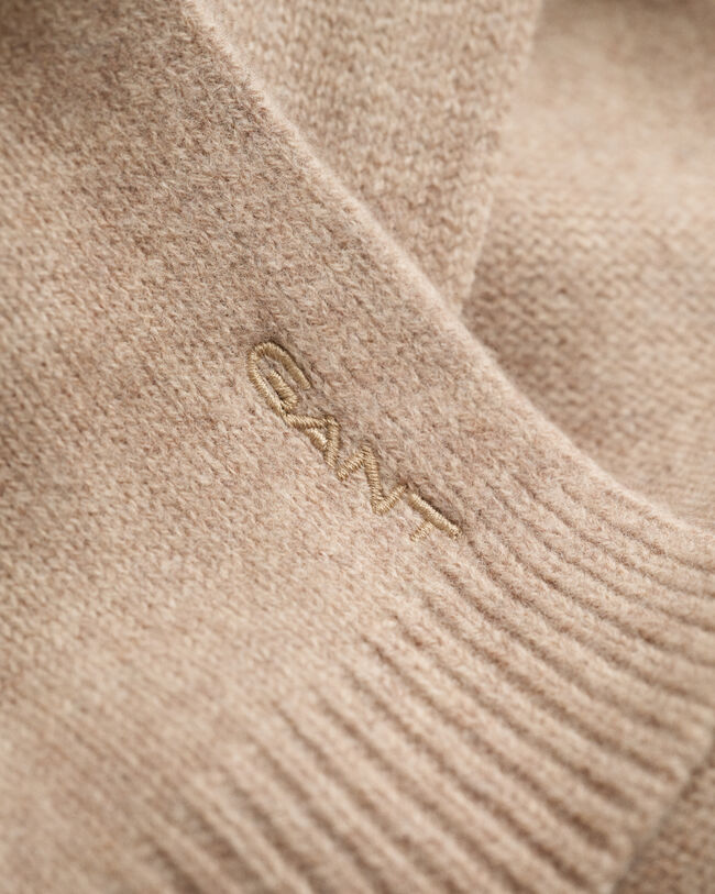 Strickschal aus Wolle