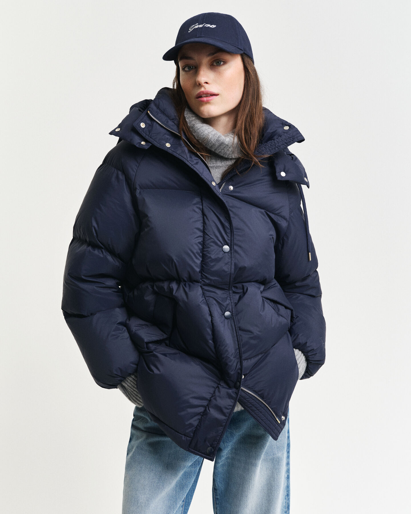 Mittellange Daunenjacke