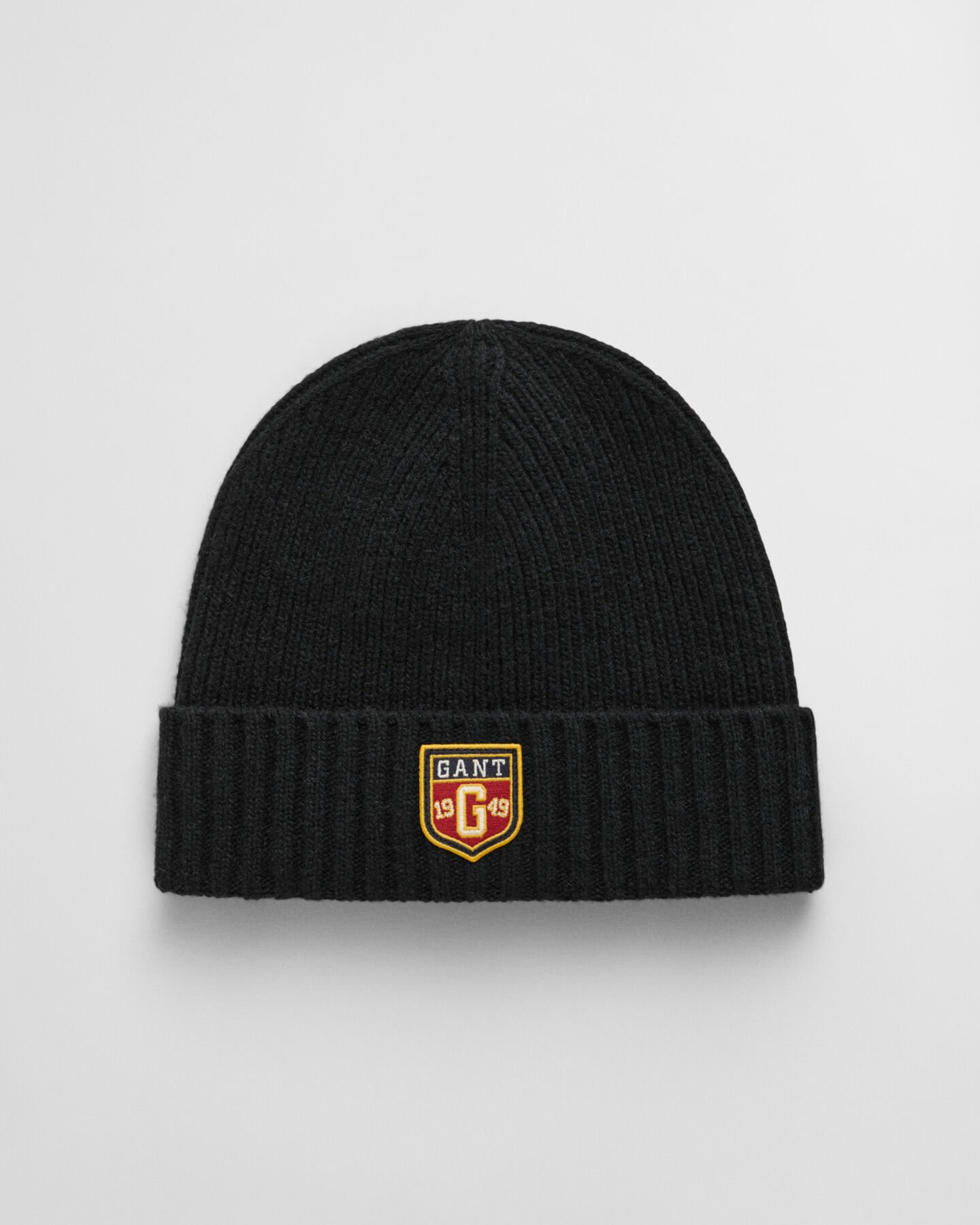 Woll Beanie mit Badge